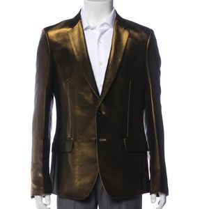 LORDS & FOOLS Paris Men's Gold Jacket French Designer Fancy Retro Elvis Style